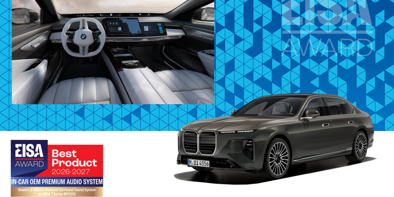 Bowers & Wilkins Diamond Surround Sound System on BMW 7 Series MY2026